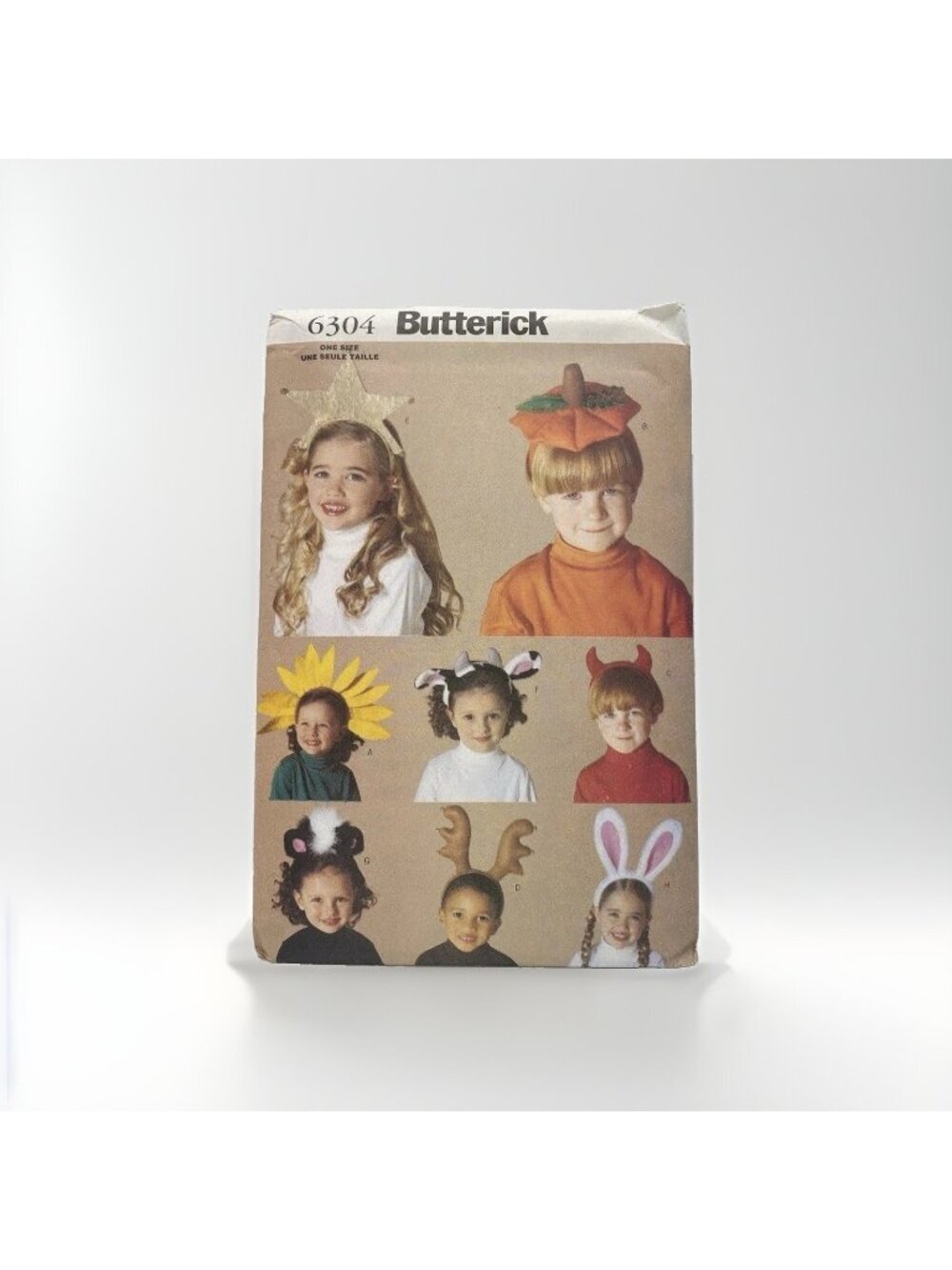 Butterick 6304 Halloween Headbands Child Sewing Pattern Uncut Costume Play